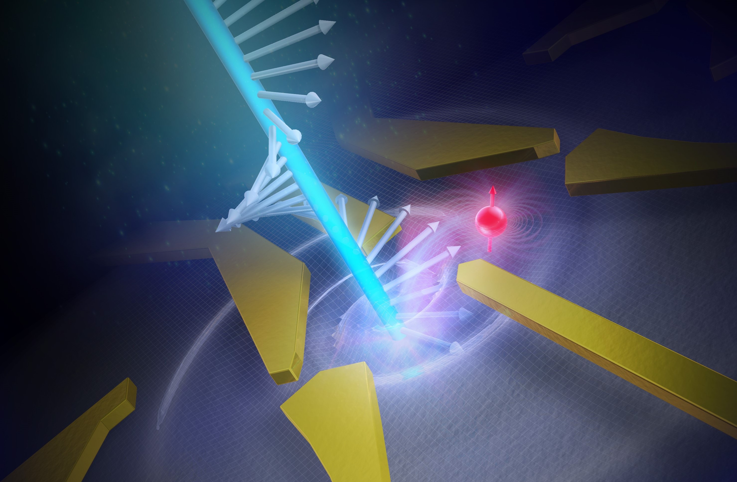 Single photon-to-spin conversion